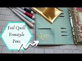 Foil Quill Freestyle Pens by WRMK