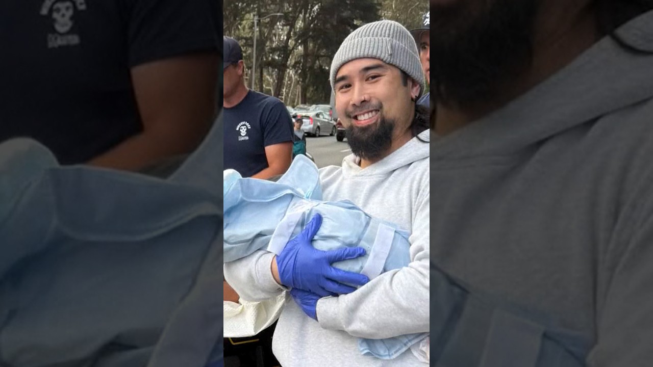 Good Samaritan aids roadside birth in San Francisco traffic Good Samaritan aids roadside birth in San Francisco traffic
