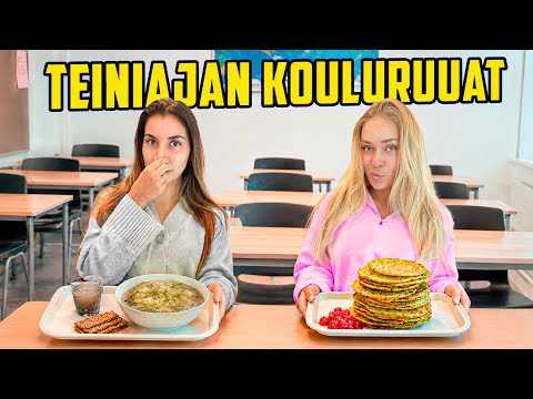 Testissä meidän teiniajan kouluruuat?!🤣