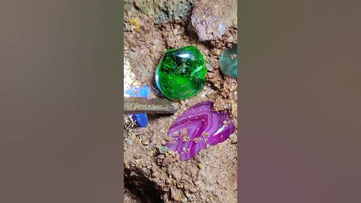 Fake vs. Real Crystal Mining @ThatCampingCouple  #shorts #shortsvideo #crystals