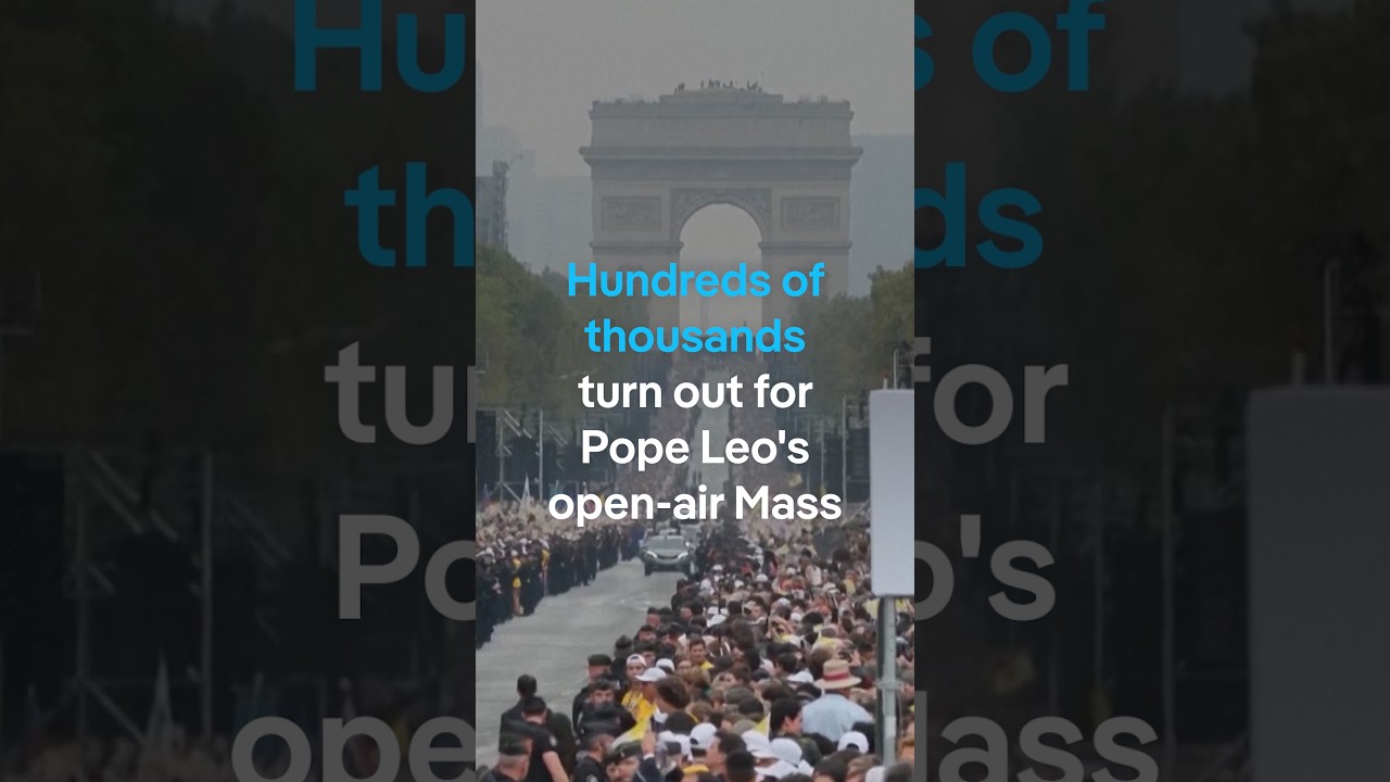 Hundreds of thousands attend Pope Leo's open-air Mass | DW News
