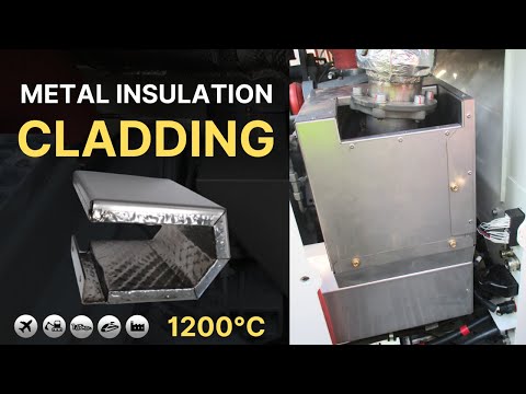 Metal insulation cladding on manifolds, turbochargers, exhaust pipes, engine environment