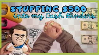 STUFFING & SAVING $500 using the CASH ENVELOPE METHOD! + Opening up some fun Happy Mail!