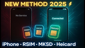 🚨 NEW METHOD 2025! How to UNLOCK your iPhone with RSIM, MKSD, and HeiCard on iOS 26.1 🔓