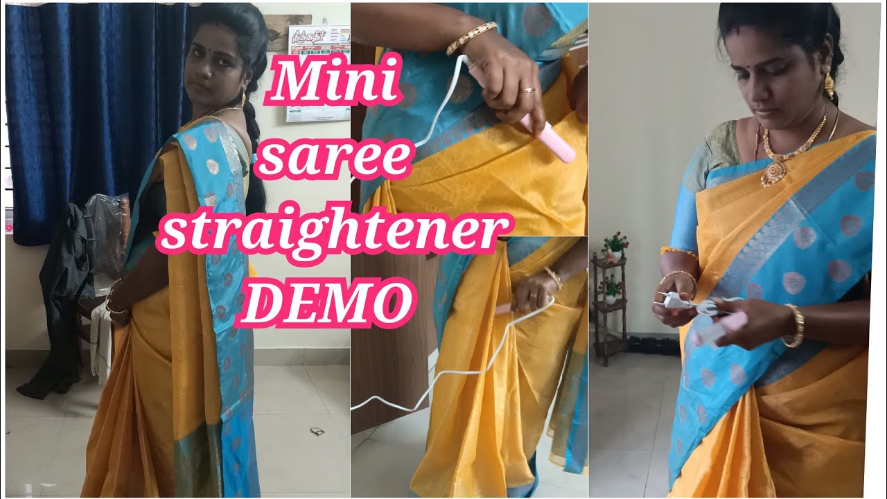 Mini saree Straightener Review/Demo/useful for ladies/Sana Tamil YouTube