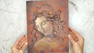 Portrait Painting Tips / I painted a Face like Leonardo Da Vinci!