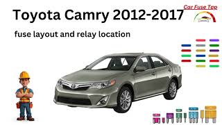 #carfusetap# Toyota Camry (XV50; 2012-2017) fuses