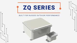 ZQ-080804 Plastic Waterproof Junction Box | NEMA & IP Rated