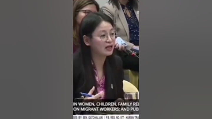 Senator Loren Legarda Pinangaralan Si Mayor Alice Guo #senate #senatehearing #bamban #tarlac #mayor