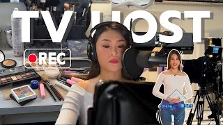 TV HOST DIARIES🎙✧📺*･ﾟ| prepping, voiceovers, filming tags, doing makeup by Athena Chen 308 views 8 months ago 11 minutes, 48 seconds