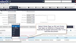 SDMS ME SBC SE DBC BANANA SV Addition of Equipment Hindi