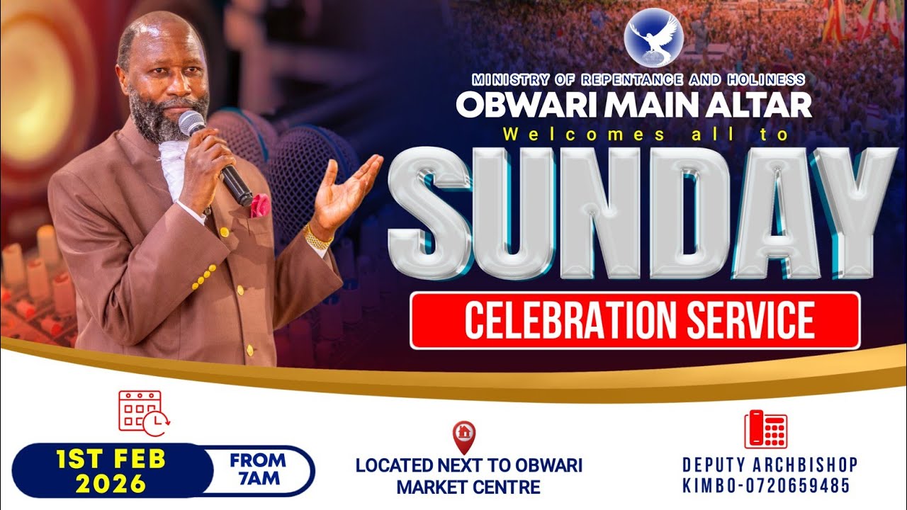 OBWARI MAIN ALTAR SUNDAY SERVICE FEBRUARY 1ST, 2026