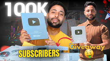 Unboxing New Silver Play Button | 100K Subscribers Complete