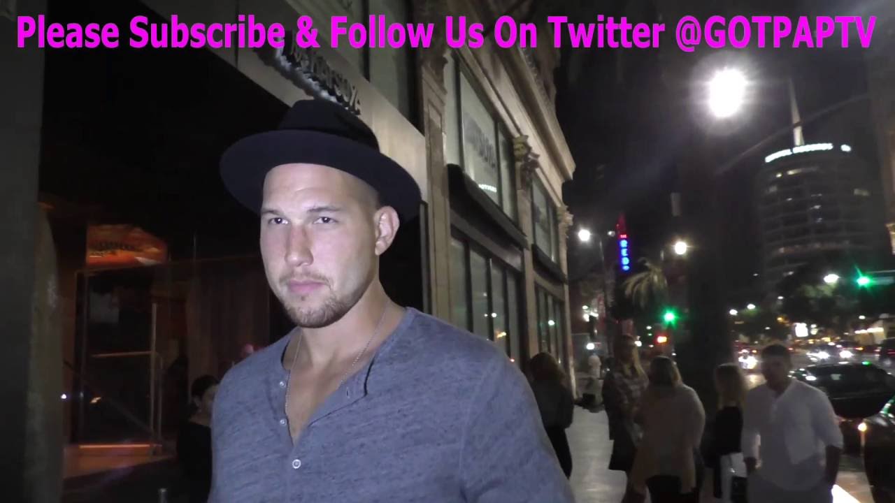 Taylor Griffin acts like he doesn't know who his brother Blake Griifin is outside Katsuya ...