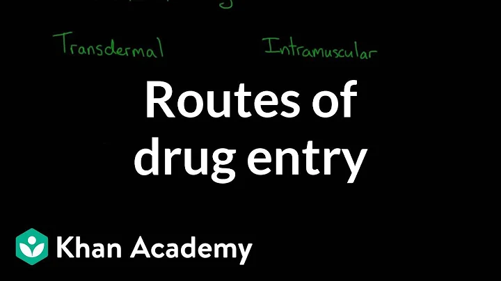 Routes of drug entry | Processing the Environment | MCAT | Khan Academy