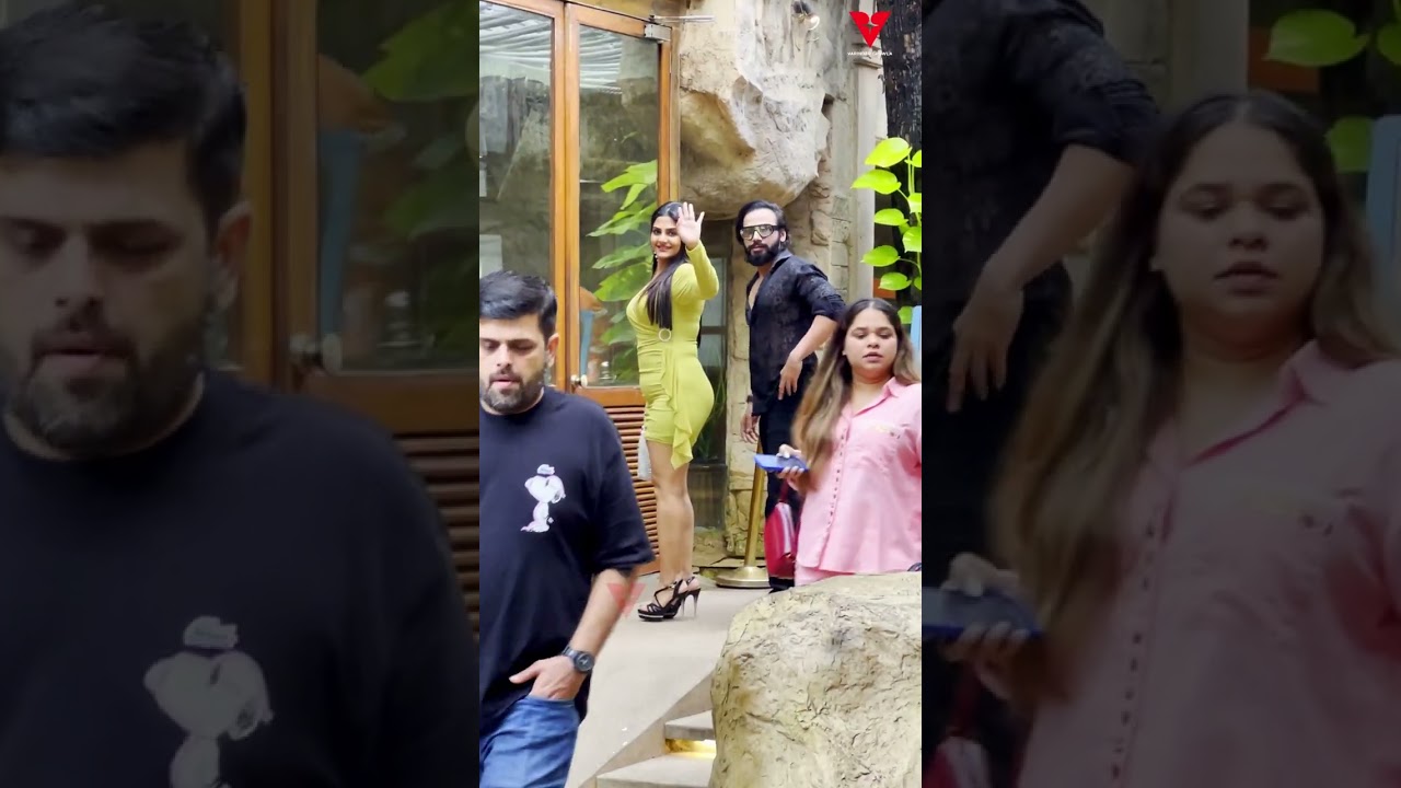 Viral Bhabhi Aka Hema Sharma with Singer Ali caught at One8 in Juhu ❤👀🙏