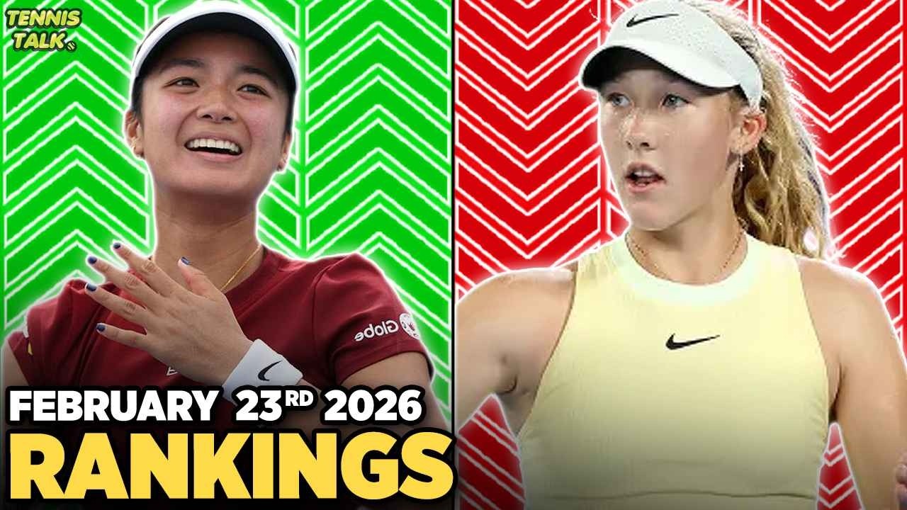 Alcaraz, Pegula Win Titles | Andreeva, Aliassime Fall | Eala, Tjen Career High Tennis Rankings