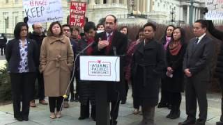 Video: CAIR Director Speaks at CAPAC News Conference Opposing the Targeting of Muslims and Refugees