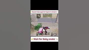 Easy squad wipe against campers🤩 #pubgmobile #pubg #bgmi #1v4