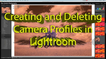 Creating and Deleting Infrared Profiles for Lightroom