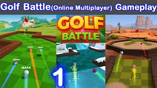 Golf Battle(online multiplayer) Game-play | Walk-through (IOS, Android) | MG Games screenshot 2