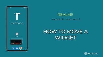 How to Move Widgets on the Home screen - realme [Android 11 - realme UI 2]