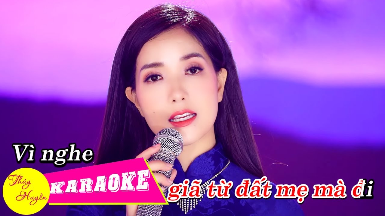 Lối Về Đất Mẹ Karaoke - Thúy Huyền | Beat Chuẩn