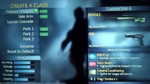 Best Class setup Cod 4 Modern Warfare- M40A3 sniper! (Cod4)