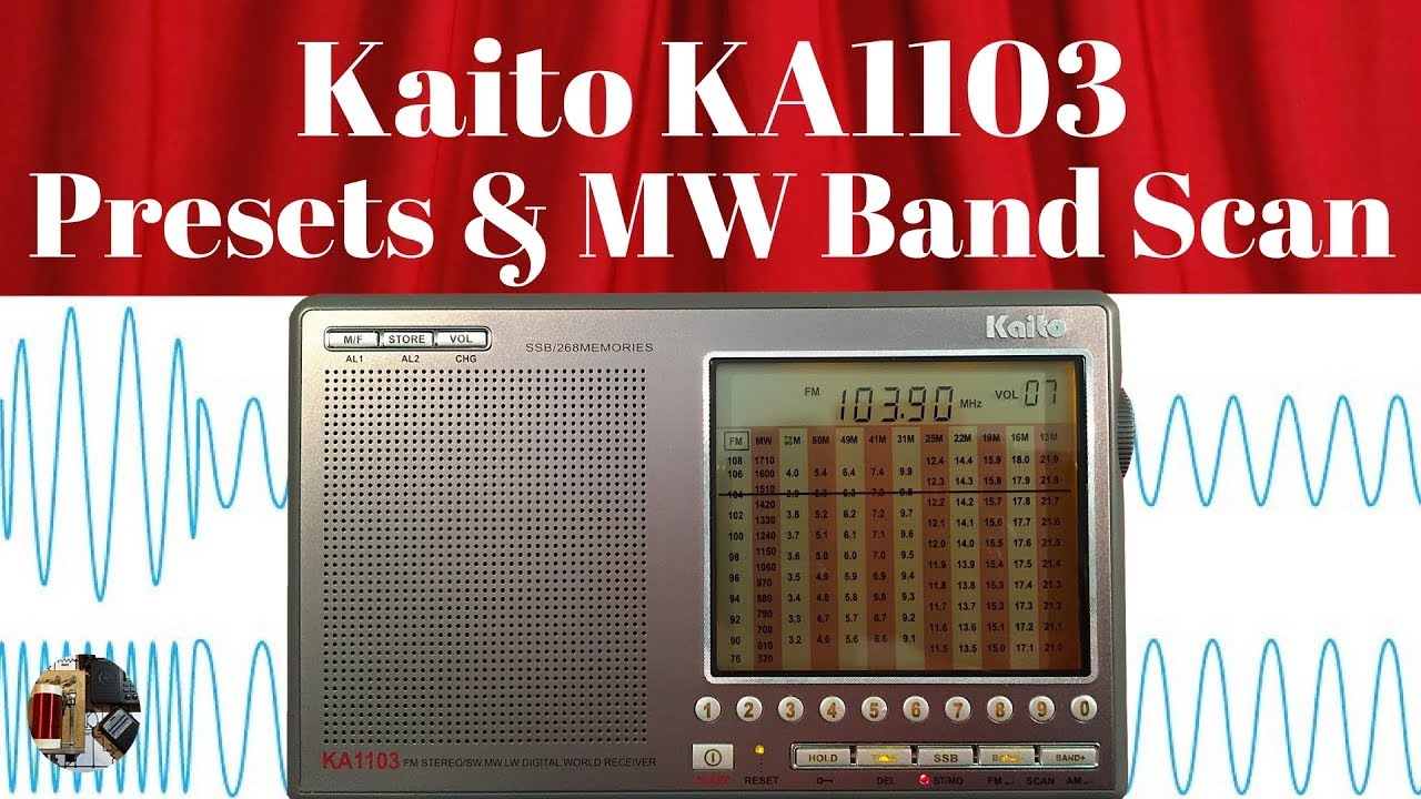 Kaito KA1103 PLL FMステレオラジオ Kaito KA1103 Worldband Radio