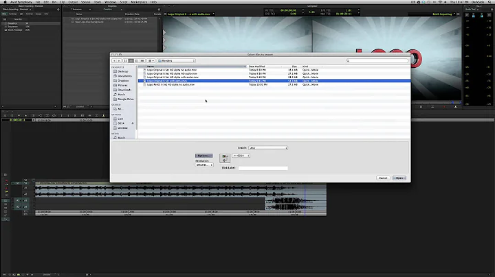 Avid Media Composer: Batch Importing