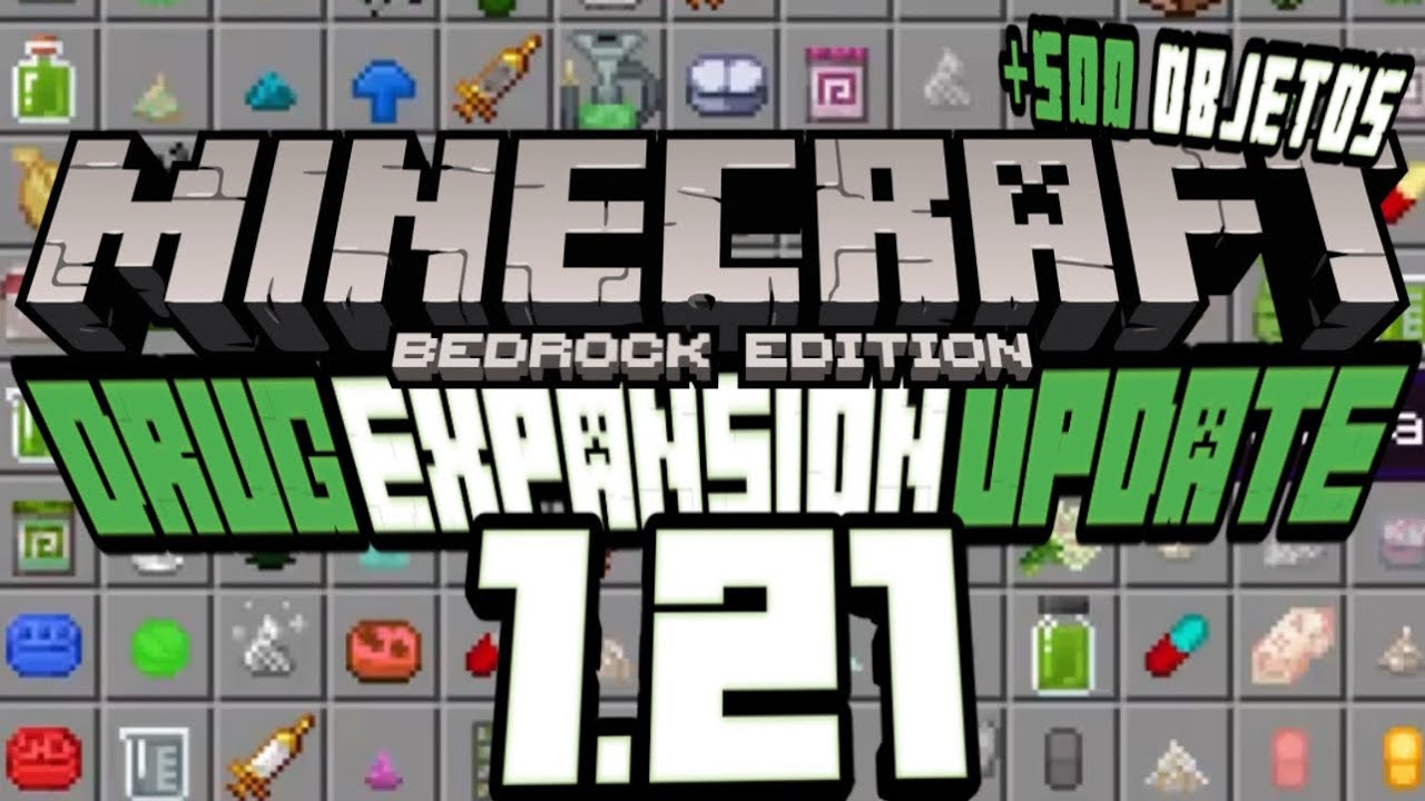 MOD DE DROGAS ACTUALIZADO PARA MINECRAFT BEDROCK 1.21.51+ - YouTube