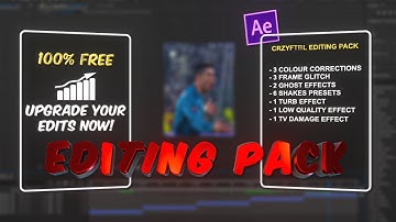 FOOTBALL EDITING PACK | AFTER EFFECTS | FOOTBALL PACK | BEST EDITING PACK