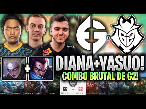 G2 JUEGA EL COMBO DE YASUO + DIANA! | EG vs G2 MSI 2022 GRUPOS DÍA 5 LVP ESPAÑOL