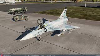Mirage M2000C Voice Attack Cold Start (DCS World)