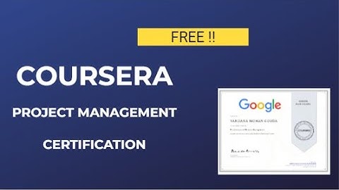 Foundations Of Project Management Certification From Coursera | Google