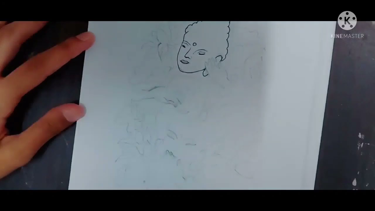 Three Wise Buddha statues see No Evil,Hear No Evil,Speak No Evil drawing art 🖋🖍🖌