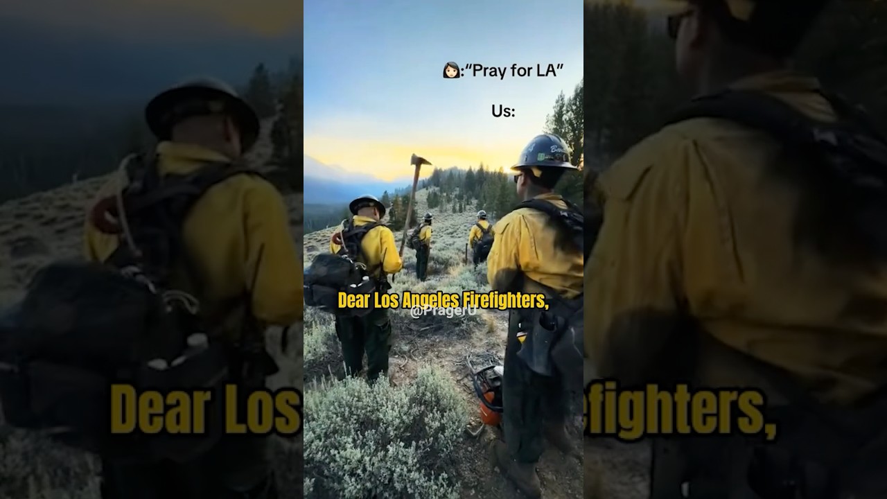 Firefighters Come Together to Help Stop Los Angeles Fires 🤝