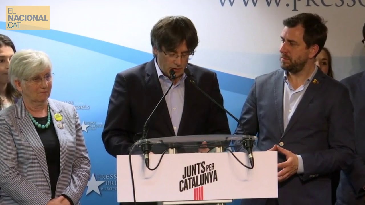 el nacional periodico La compareixença completa de JxCAT per valorar els resultats electorals