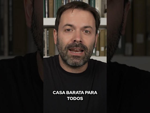 La solución del PSOE para la vivienda: un portal vacío