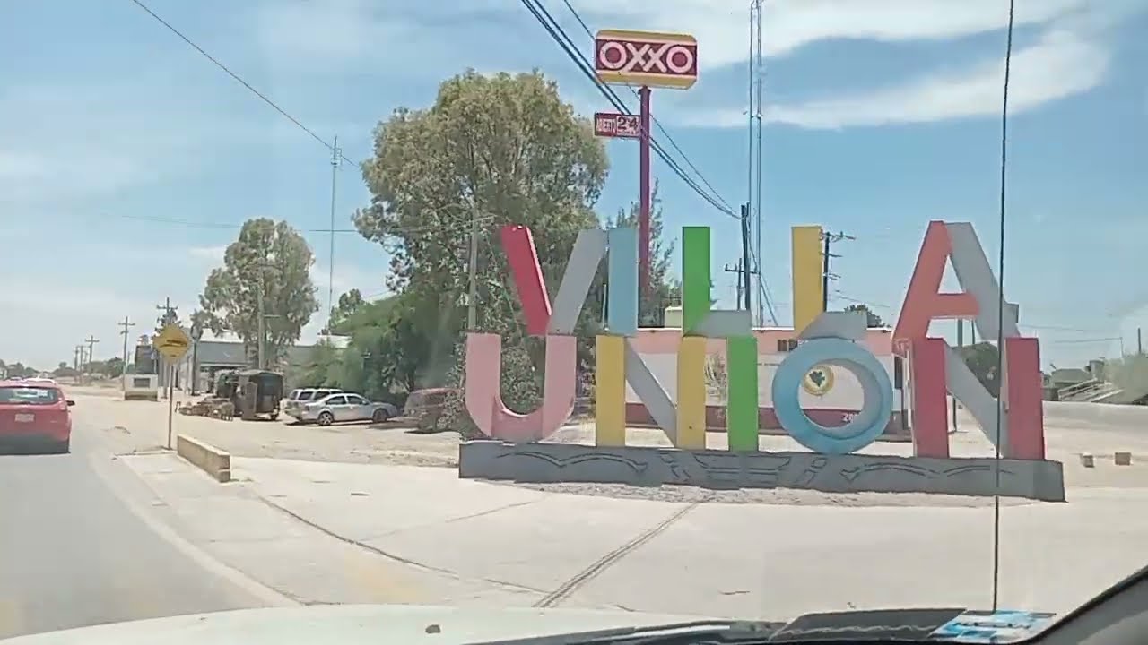 Villa Unión,Poanas Durango,  de la entrada de la villita a la salida a Durango