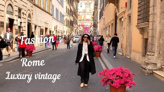 Italian Fashion Streetrome Luxury Vintage