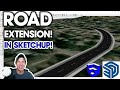 Easy Roads in SketchUp with INSTANT ROAD!