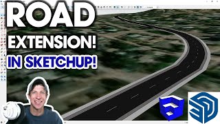 Easy Roads in SketchUp with INSTANT ROAD!