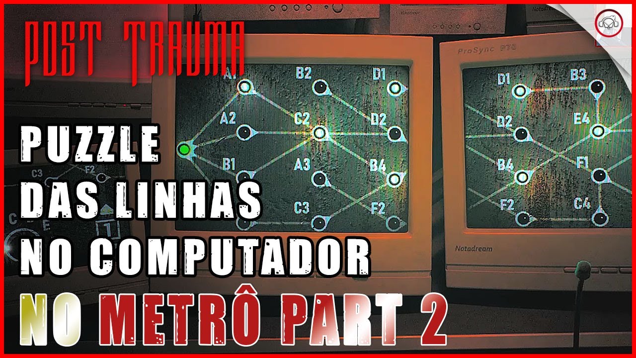 Miniatura do vídeo Post Trauma, Puzzle das linhas no computador no metro Parte 2 | Super-Dica