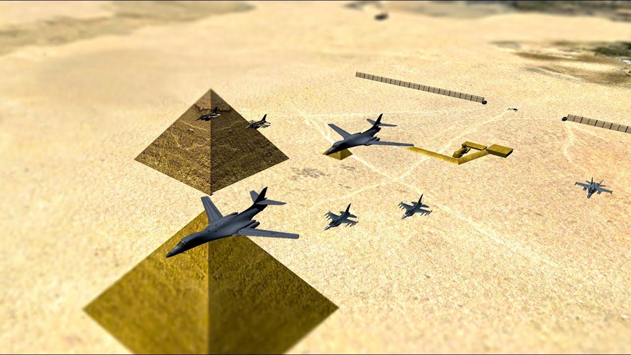 🔴Falcon BMS 4.35.1 - Pyramid Photo Shoot (Bombing?)
