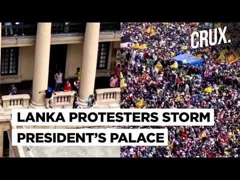 Sri Lanka Protests I Mob Storms President's Palace Again, Overruns Swimming Pool As Rajapaksa Flees