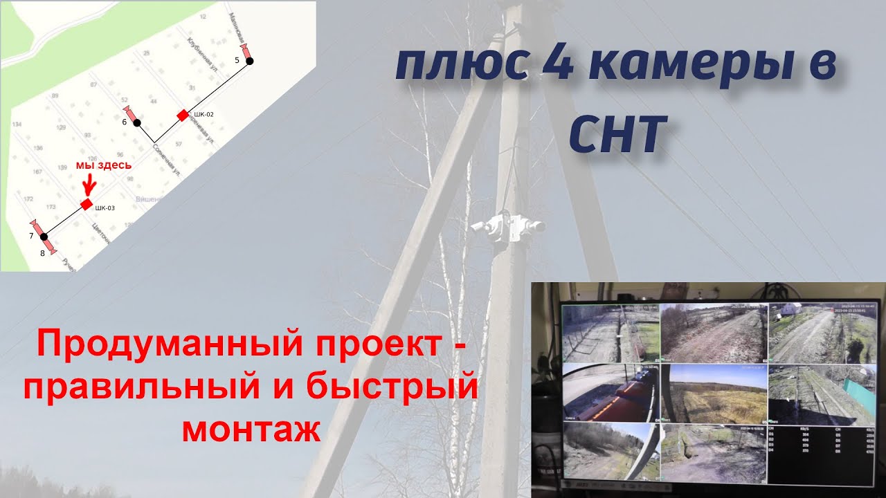 Установка видеонаблюдения в СНТ. Часть 2. Добавление IP камер в рабочую ...