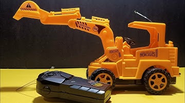 Rc excavator unboxing and detailed review||powerful remote control jcb machine @joyfulkites2337