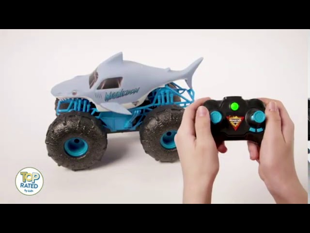 Veículo de brinquedo Monster Truck de controle remoto oficial Megalodon  Storm All-Terrain