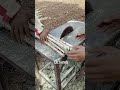 Cutting cassava stems
